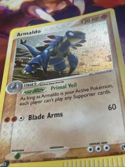 Armaldo - 1/100 - Pokemon Ex Sandstorm Holo Card NM SWIRL - Image 2