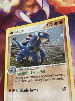 Armaldo - 1/100 - Pokemon Ex Sandstorm Holo Card NM SWIRL - Image 4
