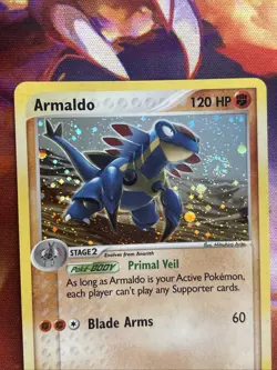 Armaldo - 1/100 - Pokemon Ex Sandstorm Holo Card NM SWIRL - Image 5