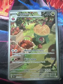Pokemon TCG Appletun Surging Sparks Illustration Rare Card 211/191 NM Condition - Image 1