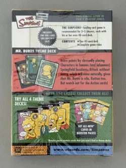 2003 WOTC The Simpsons Trading Card Game Theme 1-player Deck MR. BURNS - Image 2