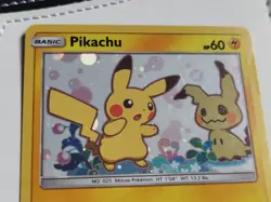 Pokemon Pikachu TCG Sun Moon Black Star Promo Holo Card SM162 - Image 3