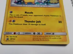 Pokemon Pikachu TCG Sun Moon Black Star Promo Holo Card SM162 - Image 4