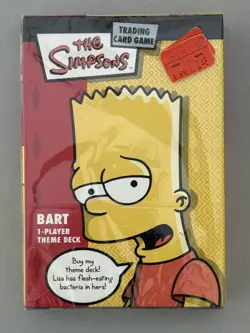 2003 WOTC The Simpsons Trading Card Game Theme 1-player Deck BART Simpson - Image 1