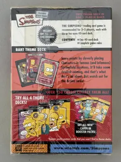 2003 WOTC The Simpsons Trading Card Game Theme 1-player Deck BART Simpson - Image 2