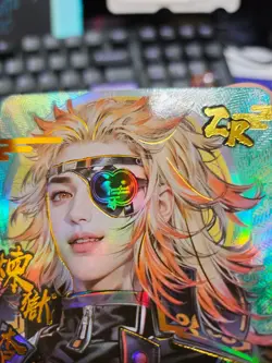 Pokemon X Demon Slayer Kimetsu no Yaiba Soul Cards Holo Rengoku Kyoujurou ZR-007 - Image 3