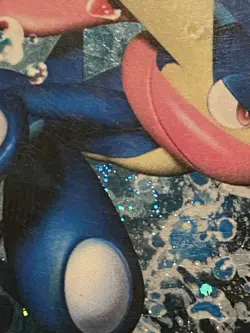 Pokemon Greninja Holo Rare Card 41/146 Cosmos Holo FART SWIRL - Image 2