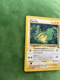 Pikachu 27 Promo Wizards Black Star Promos Pokemon WOTC HP Dmg - Image 2