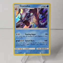 Pokemon TCG Gyarados Holo Rare #33/147 SM - Burning Shadows 2017 NM - Image 1