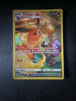 FLAREON TG01/TG30 HOLO BRILLIANT STARS TRAINER GALLERY POKEMON NM/M 2022 - Image 1