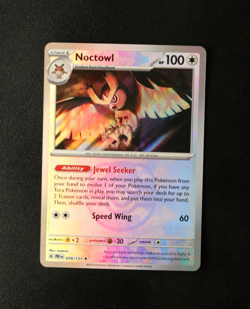 Pokemon Card - Noctowl 078/131 Master Ball Reverse - Prismatic Evolutions - NM ⭐ - Image 1