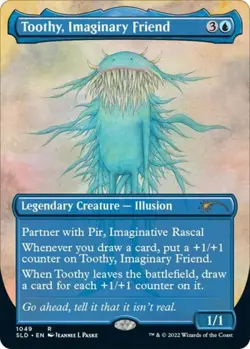 MTG English Toothy, Imaginary Friend (Borderless) NM Foil Secret Lair - Image 1