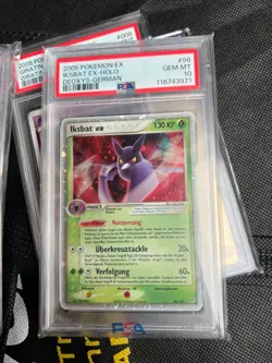 Iksbat EX Holo EX Deoxys Pokemon Karte 96/107 PSA10 GEM MT Deutsch POP 2 - Image 1