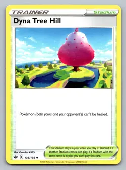 Pokemon TCG SWSH06: Chilling Reign Dyna Tree Hill 135/198 - Image 1
