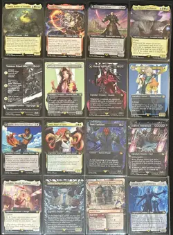 Final Fantasy MTG Foil Extended Art Borderless -34 Card Lot- Yuna Y'shtola - Image 3