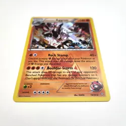 Pokemon TCG Team Magma's Aggron 14/34 Holo Rare Double Crisis NM Near Mint - Image 4