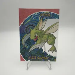 Pokemon Topps Clear Scyther NM #123 - Image 1
