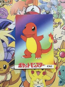Pokemon Charizard Vintage Pocket Monsters Vending HOLO Prism Sticker 99 Nintendo - Image 3