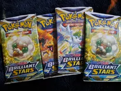 Pokemon TCG SWSH 4 Brilliant Stars Booster Packs Sealed - Image 3