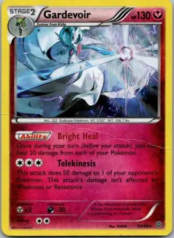 Pokemon TCG Gardevoir Holo Rare Ancient Origins 54/98 Damaged - Image 1