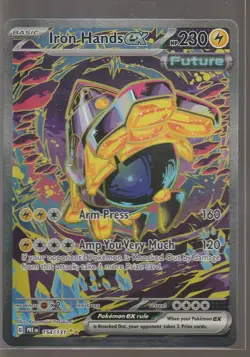 IRON HANDS ex 154/131 Pokemon TCG Prismatic Evolutions PRE - Image 1