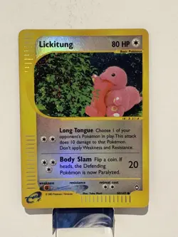 Pokemon TCG Lickitung Reverse Holo Aquapolis 90/147 MP Condition - Image 1