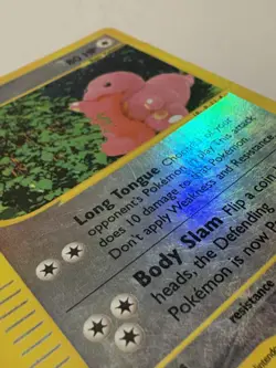 Pokemon TCG Lickitung Reverse Holo Aquapolis 90/147 MP Condition - Image 3