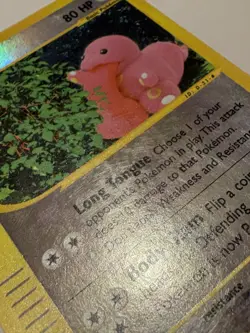 Pokemon TCG Lickitung Reverse Holo Aquapolis 90/147 MP Condition - Image 4