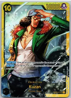 Kuzan (Reprint) OP02-121 Secret Rare Premium Booster -The Best- One Piece NM - Image 1