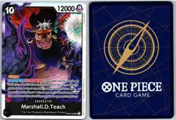 Marshall.D.Teach Reprint OP09-093 Premium Booster -The Best- Vol. 2 One Piece NM - Image 3