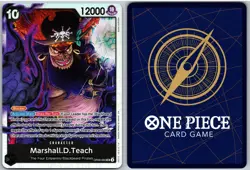 Marshall.D.Teach Reprint OP09-093 Premium Booster -The Best- Vol. 2 One Piece NM - Image 3