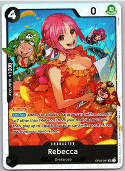 Rebecca (Reprint) OP05-091 Premium Booster -The Best- Vol. 2 One Piece NM - Image 1