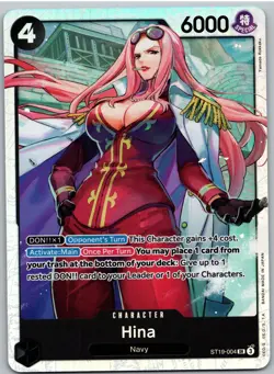 Hina ST19-004 Super Rare Starter Deck 19: BLACK Smoker One Piece NM - Image 1