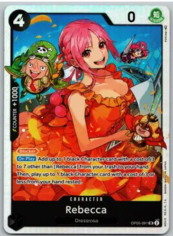 Rebecca (Reprint) OP05-091 Premium Booster -The Best- Vol. 2 One Piece NM - Image 1