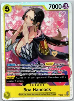 Boa Hancock PRB02-017 Super Rare Premium Booster -The Best- Vol. 2 One Piece NM - Image 1
