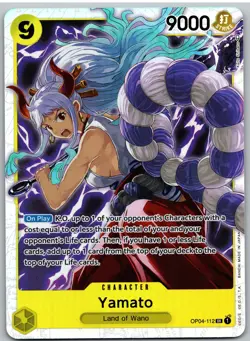 Yamato (Reprint) OP04-112 Super Rare Premium Booster -The Best- One Piece NM - Image 1