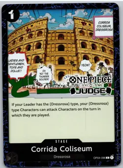 Corrida Coliseum Pirate Foil OP04-096 Premium Booster -The Best Vol 2 One Piece - Image 1