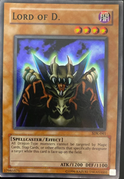 Lord of D. - SDK-041 Super Rare Unlimited Edition HP YuGiOh TCG Card - Image 1