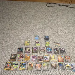 Pokemon TCG 32 Card Lot Holo EX GX V VSTAR Darkrai EX Articuno Aerodactyl - Image 1