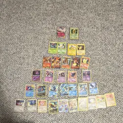 Pokemon TCG 36 Card Lot Charizard, Gengar, Pikachu, Ninetales Holo Foil - Image 1
