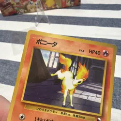 Pokemon TCG Ponyta Vending Series No.077 Glossy Japanese Card - Image 4