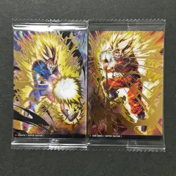 S6710 Vegeta & Son Goku SR Japanese Dragon Ball Itajaga Vol.8 Cards SEALED M11 - Image 1
