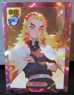 Kyojuro Rengoku Demon Slayer SR Rare Card Premium Collectible Holo CCG NM Yami - Image 1