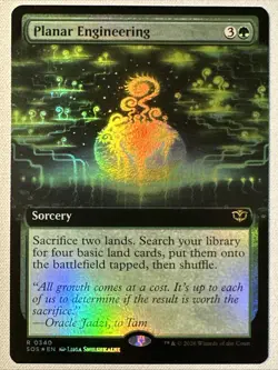 MTG / Planar Engineering / SOS / #340 / FOIL (Extended Art) / Rare / NM - Image 1