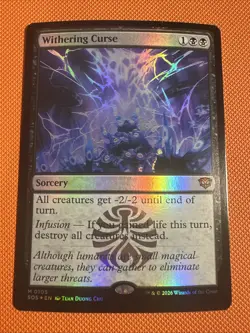 Withering Curse Foil M 105 - MTG Secrets of Strixhaven - Image 1