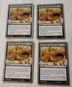 MTG Unhinged: When Fluffy Bunnies Attack NON-FOIL X4 - Image 1