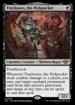 MTG - TINYBONES, THE PICKPOCKET - Outlaws of Thunder (M) - Image 1