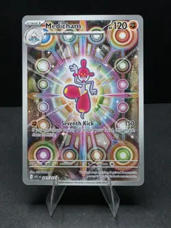 Medicham 241/217 Illustration Rare Ascended Heroes Holo Pokemon English NM - Image 1
