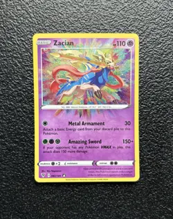 Pokemon TCG - Zacian 082/185 - Amazing Rare Holo - Vivid Voltage *NM/M - Image 1