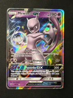 Mewtwo GX 39/73 Shining Legends Holo Pokemon MJ - Image 1